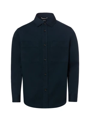 BOSS koszula typu overshirt Mężczyźni Comfort Fit Bawełna (100%) niebieski