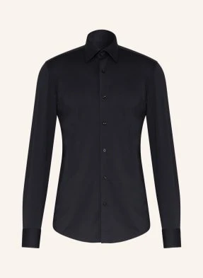Boss Koszula Z Dżerseju Hank Slim Fit blau