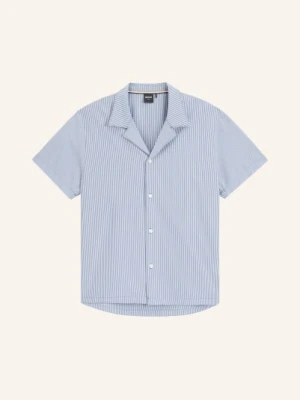 Boss Koszula Z Klapami Velvetfish Regular Fit blau