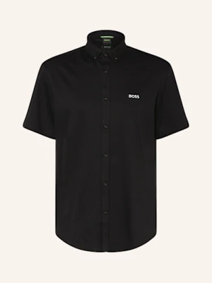 Boss Koszula Z Krótkim Rękawem Motion Regular Fit Z Dżerseju schwarz