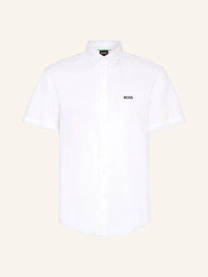 Boss Koszula Z Krótkim Rękawem Motion Regular Fit Z Dżerseju weiss