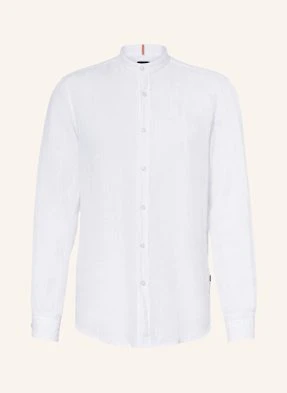Boss Koszula Z Lnu Race Regular Fit weiss