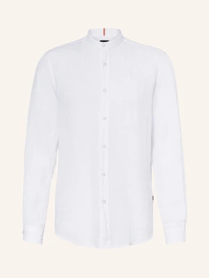 Boss Koszula Z Lnu Race Regular Fit weiss