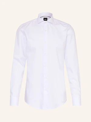 Boss Koszula Z Piki Hank Slim Fit weiss
