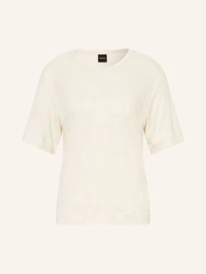 Boss Koszulka Emma Z Lnu weiss