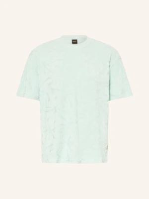 Boss Koszulka Flower Z Frotte blau