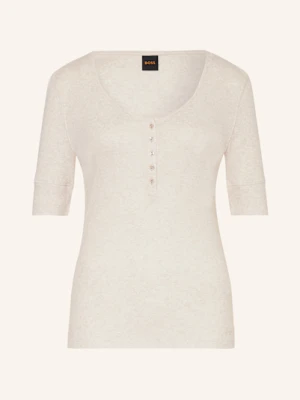 Boss Koszulka Henley Espen weiss