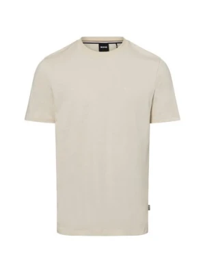 BOSS Koszulka męska - Thompson 01 Mężczyźni Bawełna biały,