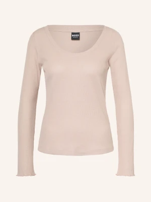 Boss Koszulka Nocna Cosy Waffle beige