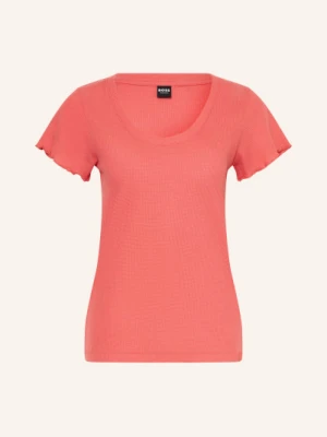Boss Koszulka Nocna Cosy Waffle orange