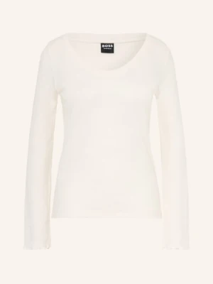Boss Koszulka Nocna Cosy Waffle weiss