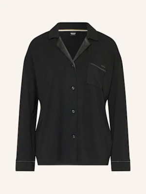 Boss Koszulka Od Piżamy Boss Sheen schwarz