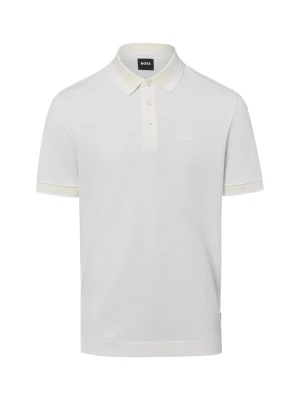 BOSS koszulka polo Mężczyźni Bawełna (100%) biały