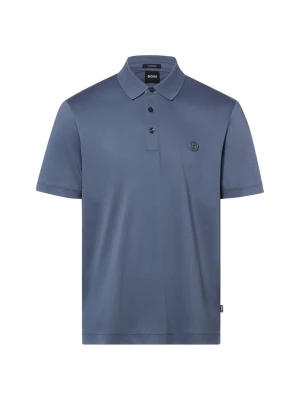 BOSS koszulka polo - Parris Mężczyźni Bawełna (100%) niebieski