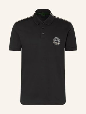 Boss Koszulka Polo Piqué schwarz
