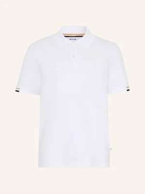 Boss Koszulka Polo Piqué weiss biały