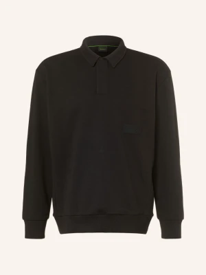 Boss Koszulka Polo Placket schwarz CZARNY