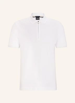 Boss Koszulka Polo Polston 35 Slim Fit weiss