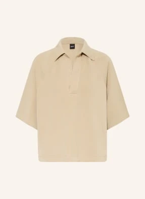 Boss Koszulka Polo Z Dżerseju beige