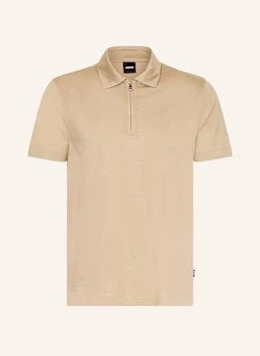Boss Koszulka Polo Z Dżerseju Paras beige