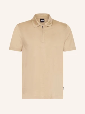 Boss Koszulka Polo Z Dżerseju Paras beige