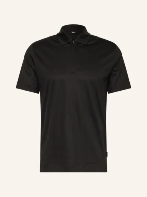 Boss Koszulka Polo Z Dżerseju Paras schwarz