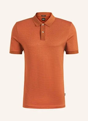Boss Koszulka Polo Z Dżerseju Parlay orange