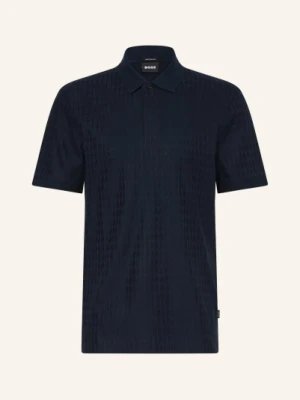 Boss Koszulka Polo Z Dżerseju Parley blau GRANATOWY