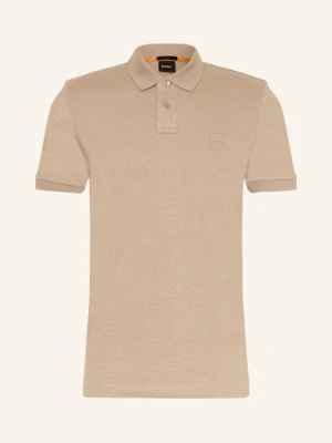 Boss Koszulka Polo Z Dżerseju Passenger beige
