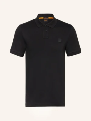 Boss Koszulka Polo Z Dżerseju Passenger schwarz