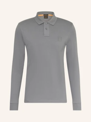 Boss Koszulka Polo Z Dżerseju Passerby Slim Fit grau