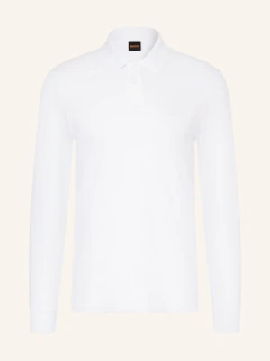 Boss Koszulka Polo Z Dżerseju Passerby Slim Fit weiss BIAŁY