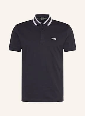 Boss Koszulka Polo Z Dżerseju Paule Slim Fit blau