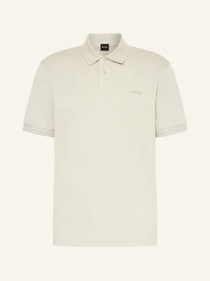 Boss Koszulka Polo Z Dżerseju Pe beige