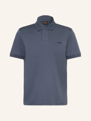 Boss Koszulka Polo Z Dżerseju Pe blau GRANATOWY
