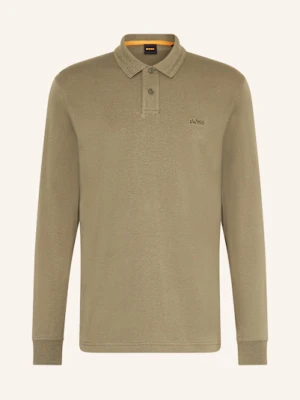 Boss Koszulka Polo Z Dżerseju Pe gruen