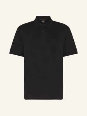Boss Koszulka Polo Z Dżerseju Pe schwarz