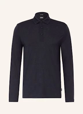 Boss Koszulka Polo Z Dżerseju Person Slim Fit blau