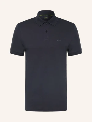 Boss Koszulka Polo Z Dżerseju Pio blau GRANATOWY