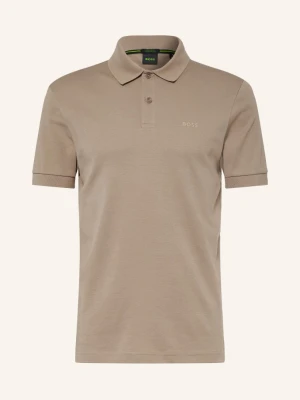 Boss Koszulka Polo Z Dżerseju Pio gruen KHAKI
