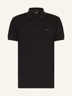 Boss Koszulka Polo Z Dżerseju Pio Regular Fit schwarz