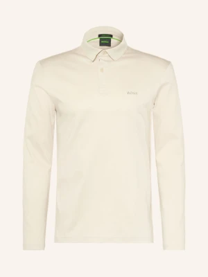 Boss Koszulka Polo Z Dżerseju Pirol Regular Fit beige