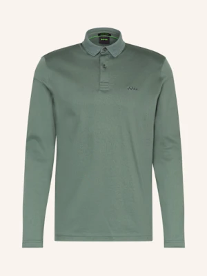 Boss Koszulka Polo Z Dżerseju Pirol Regular Fit gruen