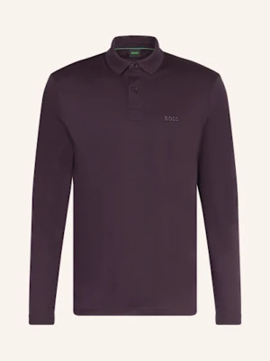 Boss Koszulka Polo Z Dżerseju Pirol Regular Fit lila