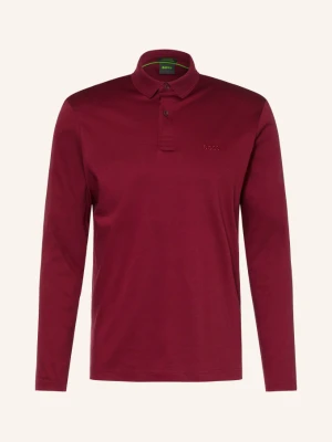 Boss Koszulka Polo Z Dżerseju Pirol Regular Fit rot CIEMNOCZERWONY