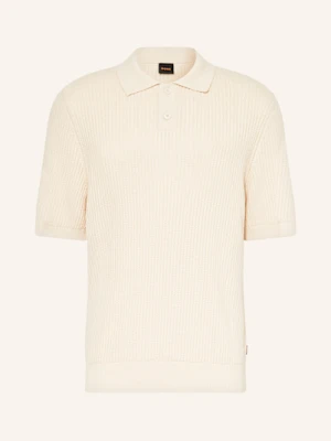 Boss Koszulka Polo Z Dzianiny Akoppo Regular Fit weiss