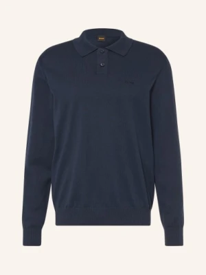 Boss Koszulka Polo Z Dzianiny Asac blau GRANATOWY
