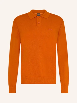 Boss Koszulka Polo Z Dzianiny Asac orange