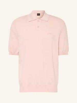 Boss Koszulka Polo Z Dzianiny Asac rosa JASNORÓŻOWY