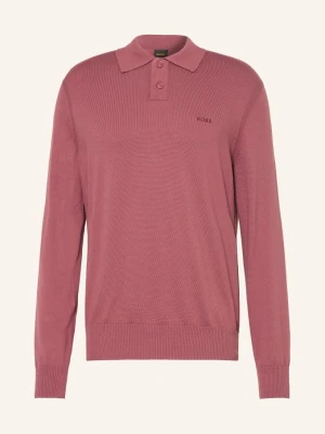 Boss Koszulka Polo Z Dzianiny Asac rot BRUDNY RÓŻ